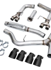 AWE Tuning Track Edition Exhaust | 3" Diameter | 4" Quad Diamond Black Tips Subaru WRX  2022-2025                                     - 3020-43979 - Image 10