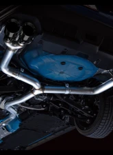 AWE Tuning Track Edition Exhaust | 3" Diameter | 4" Quad Diamond Black Tips Subaru WRX  2022-2025                                     - 3020-43979 - Image 12