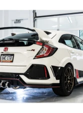 AWE Tuning Track Edition Exhaust | 3" Diameter | 4.5" Triple Chrome Silver Tips Honda Civic Type R 2017-2021                                     - 3020-52000 - Image 6