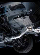 AWE Tuning Track Edition Exhaust | 3" Diameter | 4.5" Triple Chrome Silver Tips Honda Civic Type R 2023-2025                                     - 3020-52287 - Image 4