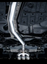 AWE Tuning Track Edition Exhaust | 3" Diameter | 4.5" Triple Chrome Silver Tips Honda Civic Type R 2023-2025                                     - 3020-52287 - Image 5