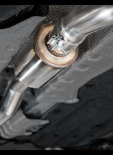 AWE Tuning Track Edition Exhaust | 3" Diameter | 4.5" Triple Chrome Silver Tips Honda Civic Type R 2023-2025                                     - 3020-52287 - Image 9