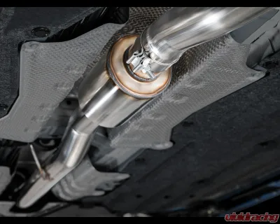 AWE Tuning Track Edition Exhaust | 3" Diameter | 4.5" Triple Chrome Silver Tips Honda Civic Type R 2023-2025 - 3020-52287