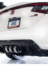 AWE Tuning Track Edition Exhaust | 3" Diameter | 4.5" Triple Chrome Silver Tips Honda Civic Type R 2023-2025                                     - 3020-52287 - Image 16