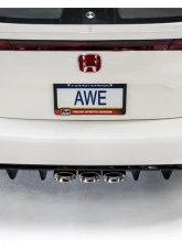 AWE Tuning Track Edition Exhaust | 3" Diameter | 4.5" Triple Chrome Silver Tips Honda Civic Type R 2023-2025                                     - 3020-52287 - Image 18