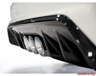 AWE Tuning Track Edition Exhaust | 3" Diameter | 4.5" Triple Chrome Silver Tips Honda Civic Type R 2023-2025 - 3020-52287