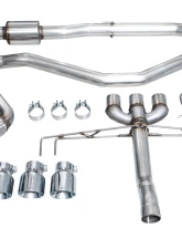 AWE Tuning Track Edition Exhaust | 4.5" Triple Chrome Silver Tips Acura Integra Type S 2024-2025                                     - 3020-52335 - Image 9
