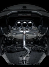 AWE Tuning Track Edition Exhaust | 4.5" Triple Chrome Silver Tips Acura Integra Type S 2024-2025                                     - 3020-52335 - Image 13