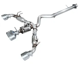 AWE Tuning Tuning Track Edition Exhaust | Chrome Silver Tips Toyota GR Corolla 2023-2025