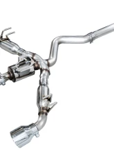 AWE Tuning Tuning Track Edition Exhaust | Chrome Silver Tips Toyota GR Corolla 2023-2025                                     - 3020-52472 - Image 8