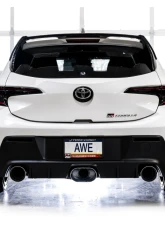 AWE Tuning Tuning Track Edition Exhaust | Chrome Silver Tips Toyota GR Corolla 2023-2025                                     - 3020-52472 - Image 4