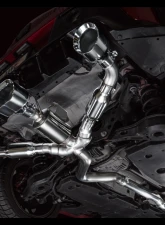 AWE Tuning Tuning Track Edition Exhaust | Chrome Silver Tips Toyota GR Corolla 2023-2025                                     - 3020-52472 - Image 6