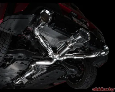 AWE Tuning Tuning Track Edition Exhaust | Chrome Silver Tips Toyota GR Corolla 2023-2025 - 3020-52472