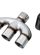 AWE Tuning Track Edition Exhaust | 3" Diameter | 4.5" Triple Diamond Black Tips Honda Civic Si 2017-2020                                     - 3020-53010 - Image 3