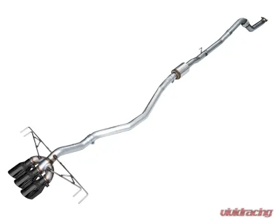 AWE Tuning Track Edition Exhaust | 3" Diameter | Triple Diamond Black Tips Honda Civic Type R 2023-2025 - 3020-53287