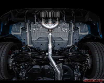 AWE Tuning Track Edition Exhaust | 3" Diameter | Triple Diamond Black Tips Honda Civic Type R 2023-2025 - 3020-53287