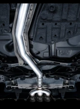 AWE Tuning Track Edition Exhaust | 3" Diameter | Triple Diamond Black Tips Honda Civic Type R 2023-2025                                     - 3020-53287 - Image 5