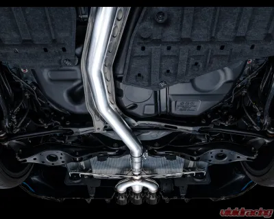 AWE Tuning Track Edition Exhaust | 3" Diameter | Triple Diamond Black Tips Honda Civic Type R 2023-2025 - 3020-53287