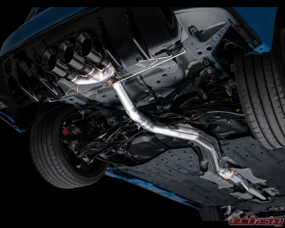 AWE Tuning Track Edition Exhaust | 3" Diameter | Triple Diamond Black Tips Honda Civic Type R 2023-2025 - 3020-53287
