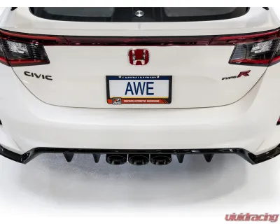 AWE Tuning Track Edition Exhaust | 3" Diameter | Triple Diamond Black Tips Honda Civic Type R 2023-2025 - 3020-53287