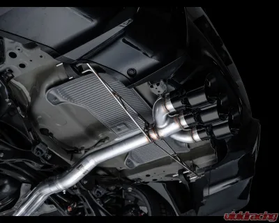 AWE Tuning Track Edition Exhaust | 4.5" Triple Diamond Black Tips Acura Integra Type S 2024-2025 - 3020-53335