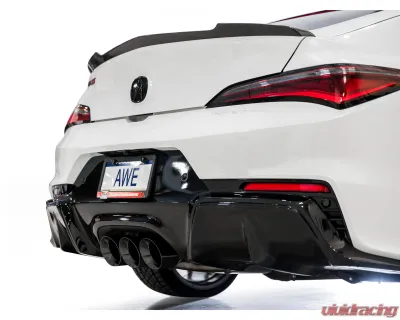 AWE Tuning Track Edition Exhaust | 4.5" Triple Diamond Black Tips Acura Integra Type S 2024-2025 - 3020-53335