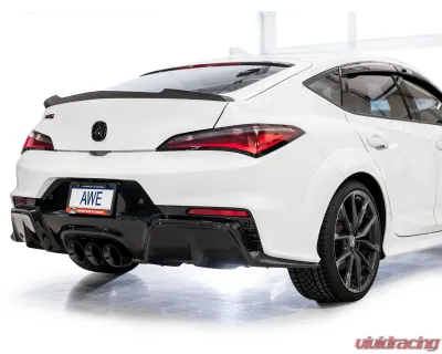 AWE Tuning Track Edition Exhaust | 4.5" Triple Diamond Black Tips Acura Integra Type S 2024-2025 - 3020-53335