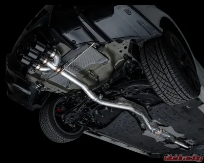 AWE Tuning Track Edition Exhaust | 4.5" Triple Diamond Black Tips Acura Integra Type S 2024-2025 - 3020-53335