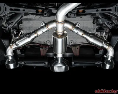 AWE Tuning Track Edition Exhaust | Diamond Black Tips Toyota GR Corolla 2023-2025 - 3020-53472