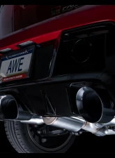 AWE Tuning Track Edition Exhaust | Diamond Black Tips Toyota GR Corolla 2023-2025                                     - 3020-53472 - Image 5
