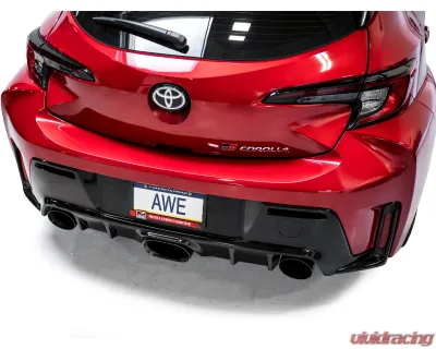 AWE Tuning Track Edition Exhaust | Diamond Black Tips Toyota GR Corolla 2023-2025 - 3020-53472