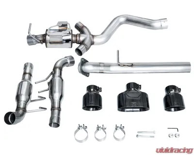 AWE Tuning Track Edition Exhaust | Diamond Black Tips Toyota GR Corolla 2023-2025 - 3020-53472
