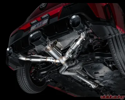 AWE Tuning Track Edition Exhaust | Diamond Black Tips Toyota GR Corolla 2023-2025 - 3020-53472