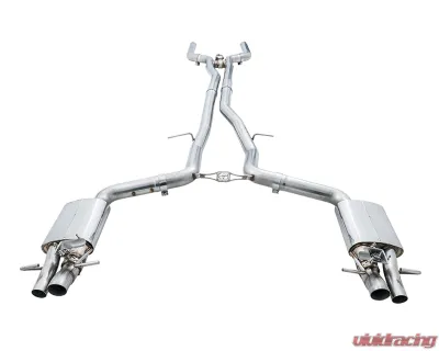 AWE Tuning SwitchPath Exhaust | 3" Diameter | No Tips Mercedes-Benz C63 AMG S 2019-2021 - 3025-11004