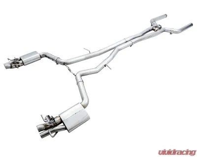 AWE Tuning SwitchPath Exhaust | 3" Diameter | No Tips Mercedes-Benz C63 AMG S 2019-2021 - 3025-11006