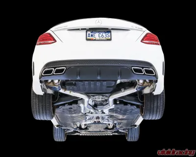 AWE Tuning SwitchPath Exhaust | 3" Diameter | No Tips Mercedes-Benz C63 AMG 2015-2018 - 3025-31040