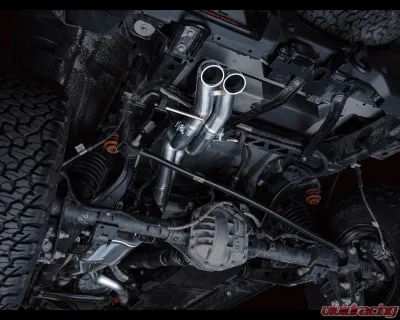 AWE Tuning SwitchPath Exhaust | 3" Diameter | Dual BashGuards | No Tips Ford Bronco Raptor 2022-2024 - 3025-31327