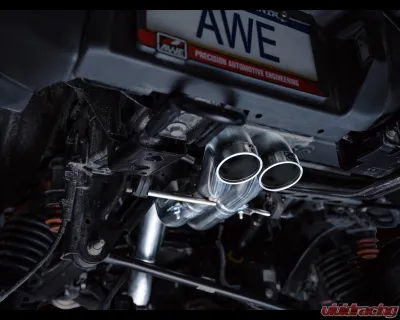 AWE Tuning SwitchPath Exhaust | 3" Diameter | Dual BashGuards | No Tips Ford Bronco Raptor 2022-2024 - 3025-31327