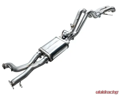 AWE Tuning SwitchPath Exhaust | 3" Diameter | Dual BashGuards | No Tips Ford Bronco Raptor 2022-2024 - 3025-31327