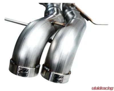 AWE Tuning SwitchPath Exhaust | 3" Diameter | Dual BashGuards | No Tips Ford Bronco Raptor 2022-2024 - 3025-31327
