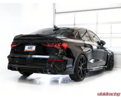AWE Tuning SwitchPath Exhaust | 3" Diameter | No Tips Audi RS3 2022-2025 - 3025-31389