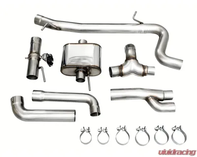 AWE Tuning SwitchPath Exhaust | 3" Diameter | No Tips Audi RS3 2022-2025 - 3025-31389