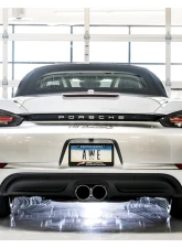 AWE Tuning SwitchPath Exhaust | 2.5" Diameter | 4" Dual Chrome Silver Tips Porsche 718 Boxster 2017-2025|Porsche 718 Cayman 2017-2025                                     - 3025-32020 - Image 3
