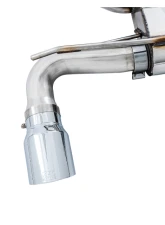 AWE Tuning SwitchPath Cat Back Exhaust w/Remote |  3" Diameter | 4.5" Dual Chrome Silver Tips Ford Focus RS 2016-2018                                     - 3025-32024 - Image 4
