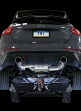 AWE Tuning SwitchPath Cat Back Exhaust w/Remote | 3" Diameter | 4.5" Dual Diamond Black Tips Ford Focus RS 2016-2018                                     - 3025-33024 - Image 2
