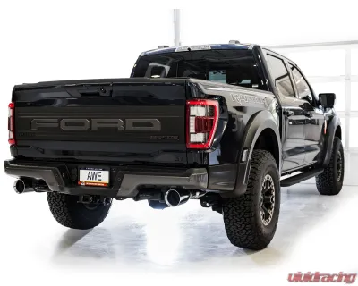 AWE Tuning SwitchPath Exhaust | 5" Chrome Silver Tips Ford F-150 Raptor 2021-2025 - 3025-32356