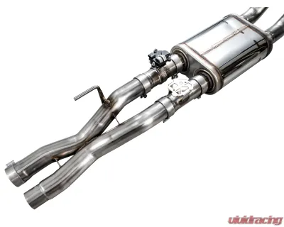 AWE Tuning SwitchPath Exhaust | 5" Chrome Silver Tips Ford F-150 Raptor R 2023-2025 - 3025-32852