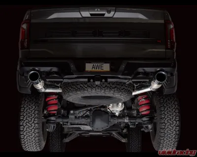 AWE Tuning SwitchPath Exhaust | 5" Chrome Silver Tips Ford F-150 Raptor R 2023-2025 - 3025-32852
