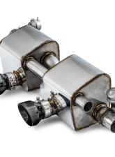 AWE Tuning SwitchPath Exhaust | 3" Diameter | 4" Dual Diamond Black Tips Porsche 911 Targa 4 2017-2019|Porsche 911 Carrera 2017-2019                                     - 3025-33018 - Image 4