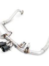AWE Tuning SwitchPath Exhaust | 2.5" Diameter | 4" Dual Diamond Black Tips Porsche 718 Boxster 2017-2025|Porsche 718 Cayman 2017-2021                                     - 3025-33020 - Image 4